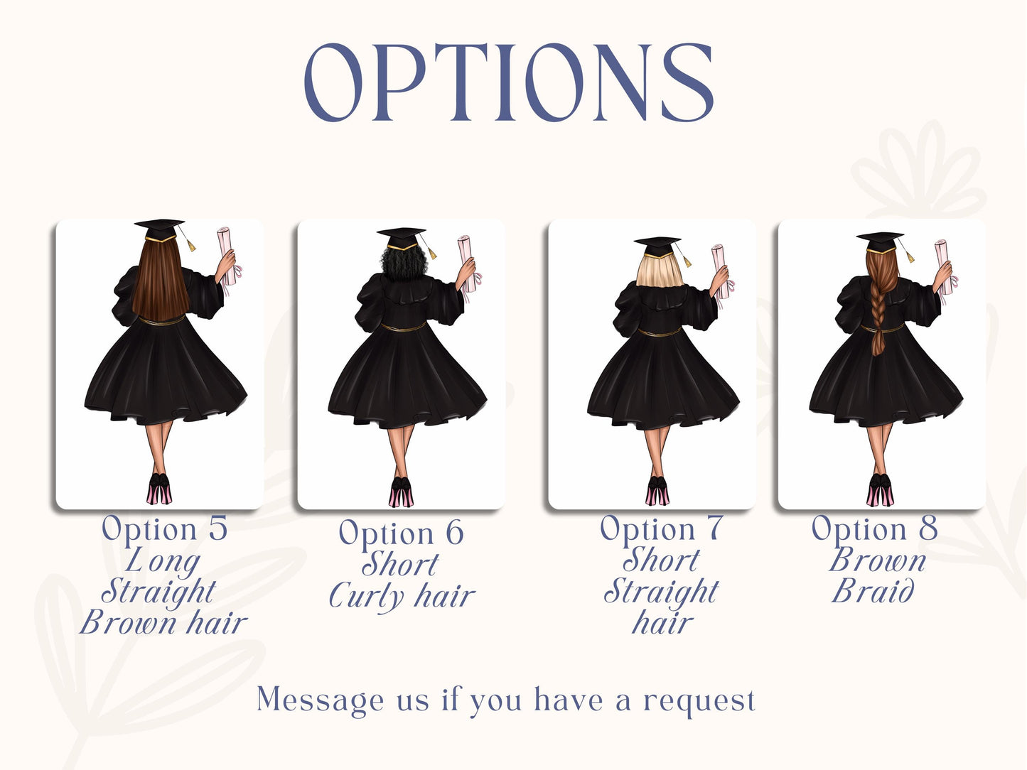 Sugar Sheet Graduation Latina Girl Woman graduating Print - class of 2025 - edible sheet for cake