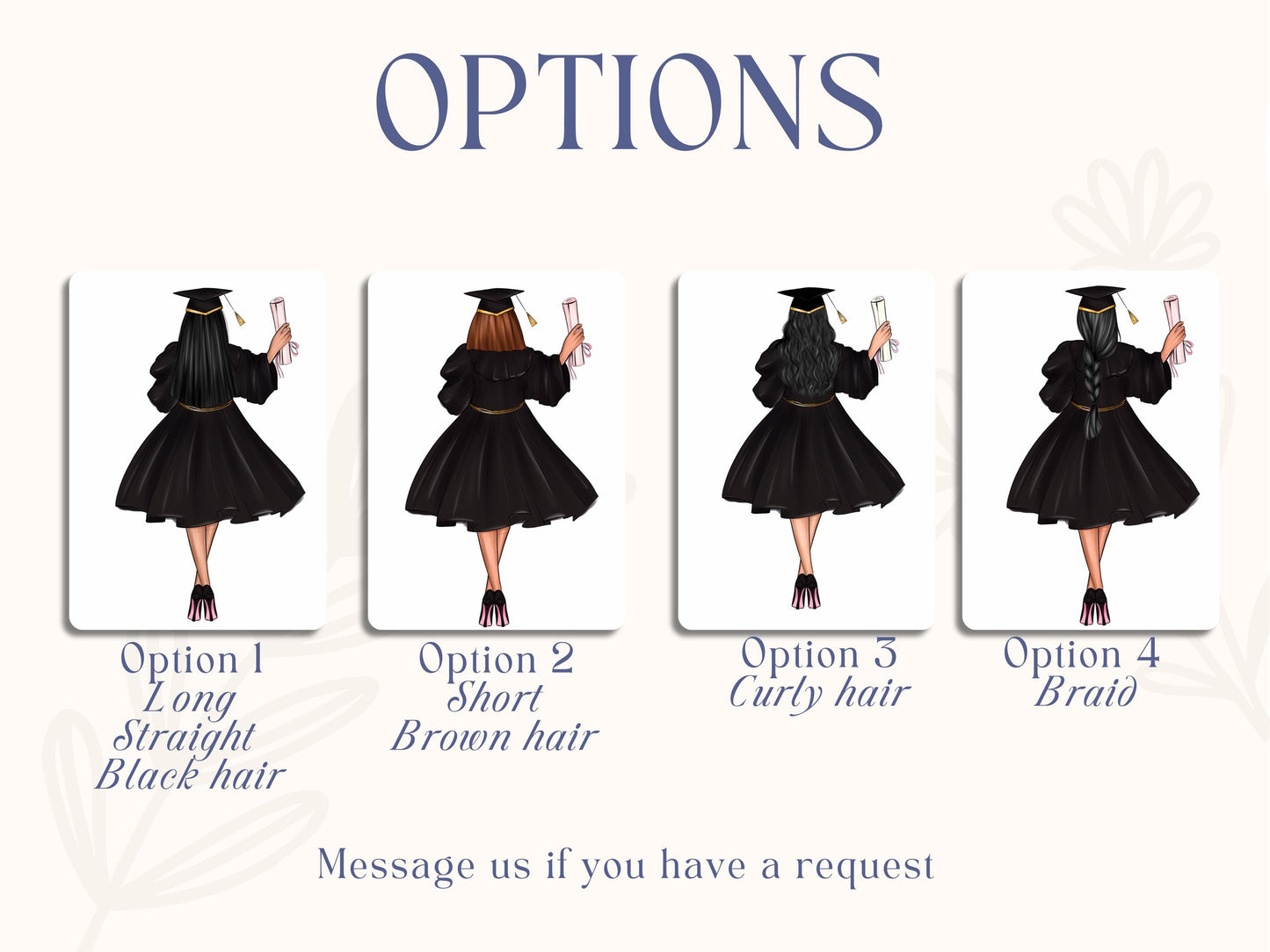 Sugar Sheet Graduation Latina Girl Woman graduating Print - class of 2025 - edible sheet for cake