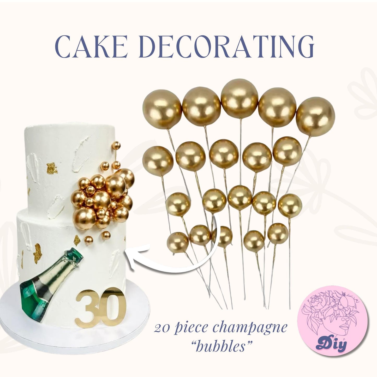 Sugar Sheet Champagne Print