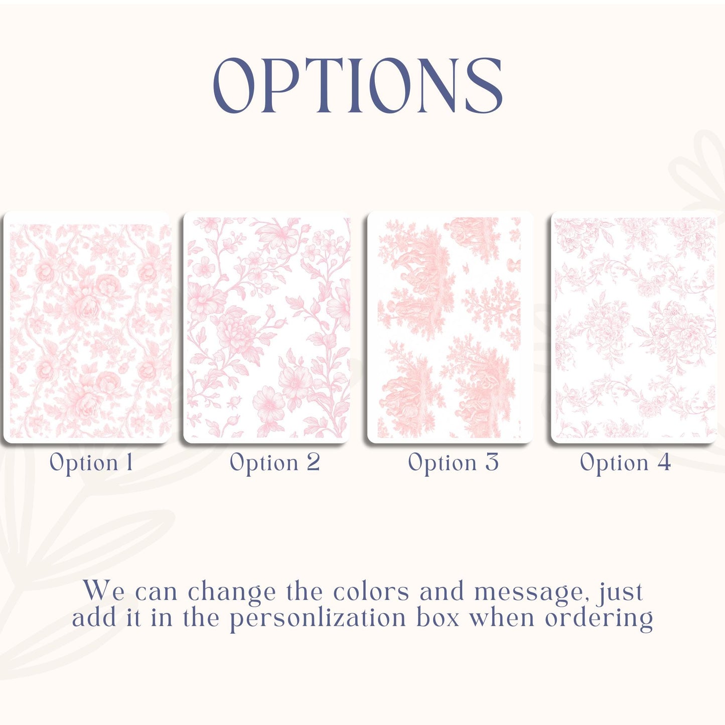 Pink Floral Print Sugar Sheet – Pink Toile Fabric Theme Edible Image for Cakes & Cookies | Print Frosting Sheet for elegant cake Birthday