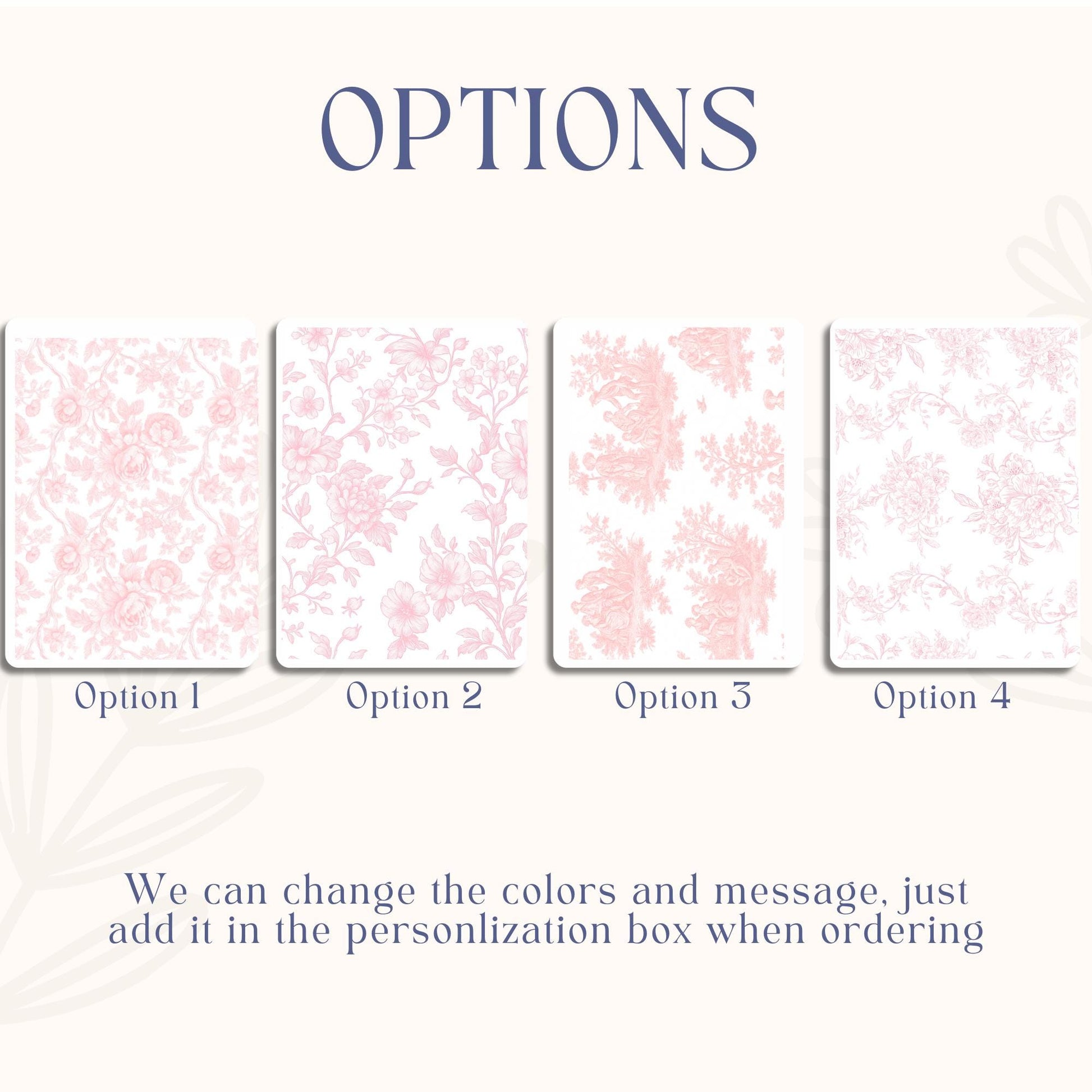 Pink Floral Print Sugar Sheet – Pink Toile Fabric Theme Edible Image for Cakes & Cookies | Print Frosting Sheet for elegant cake Birthday