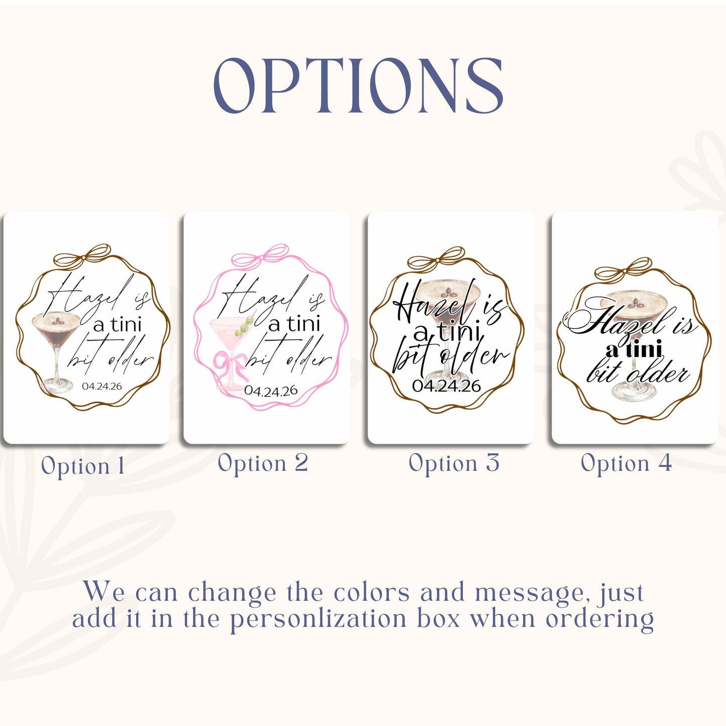 Luxury Edible Cocktail toppers – Custom Birthday Drink Topper – Premium Event Drink Decor