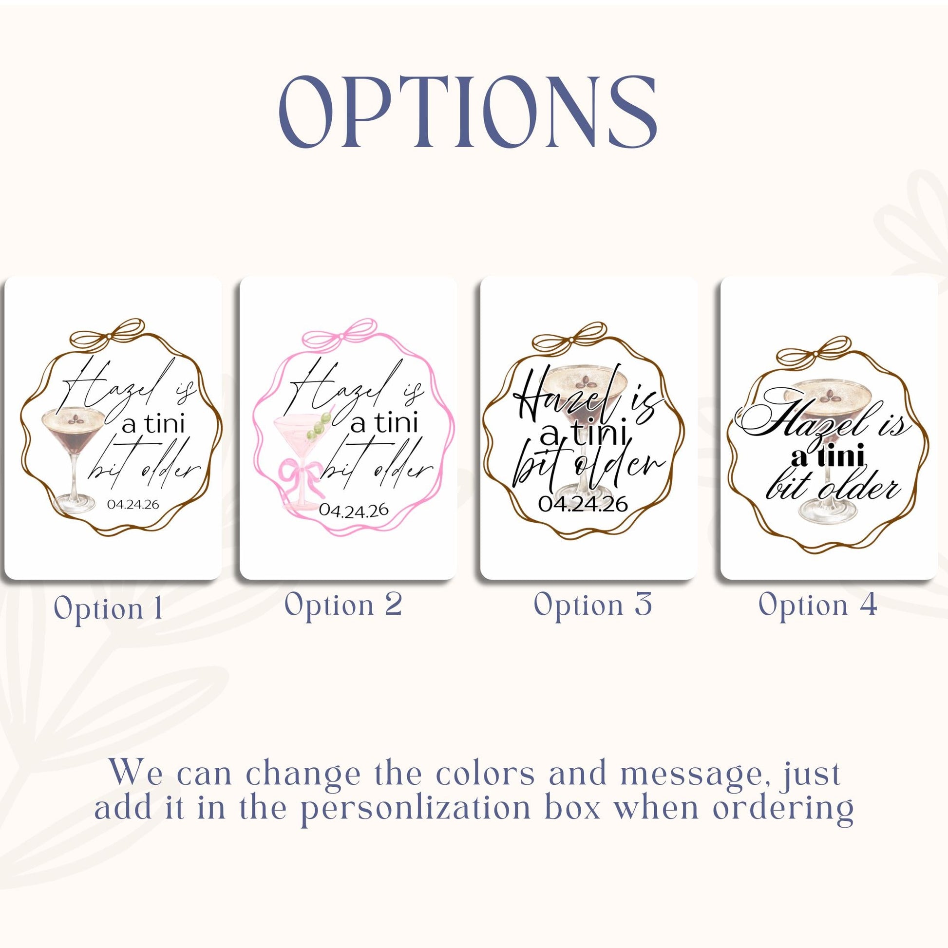 Luxury Edible Cocktail toppers – Custom Birthday Drink Topper – Premium Event Drink Decor